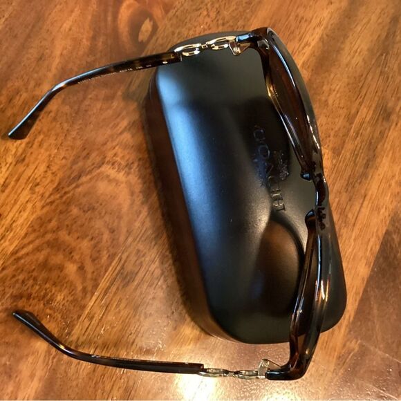 Coach Black Eyeglasses and Case model 512013 - Picture 6 of 7